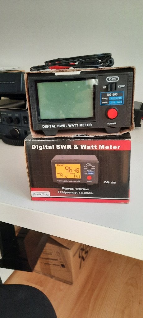 digitale swr power meter, Telecommunicatie, Ophalen of Verzenden, Zo goed als nieuw, Zender en Ontvanger