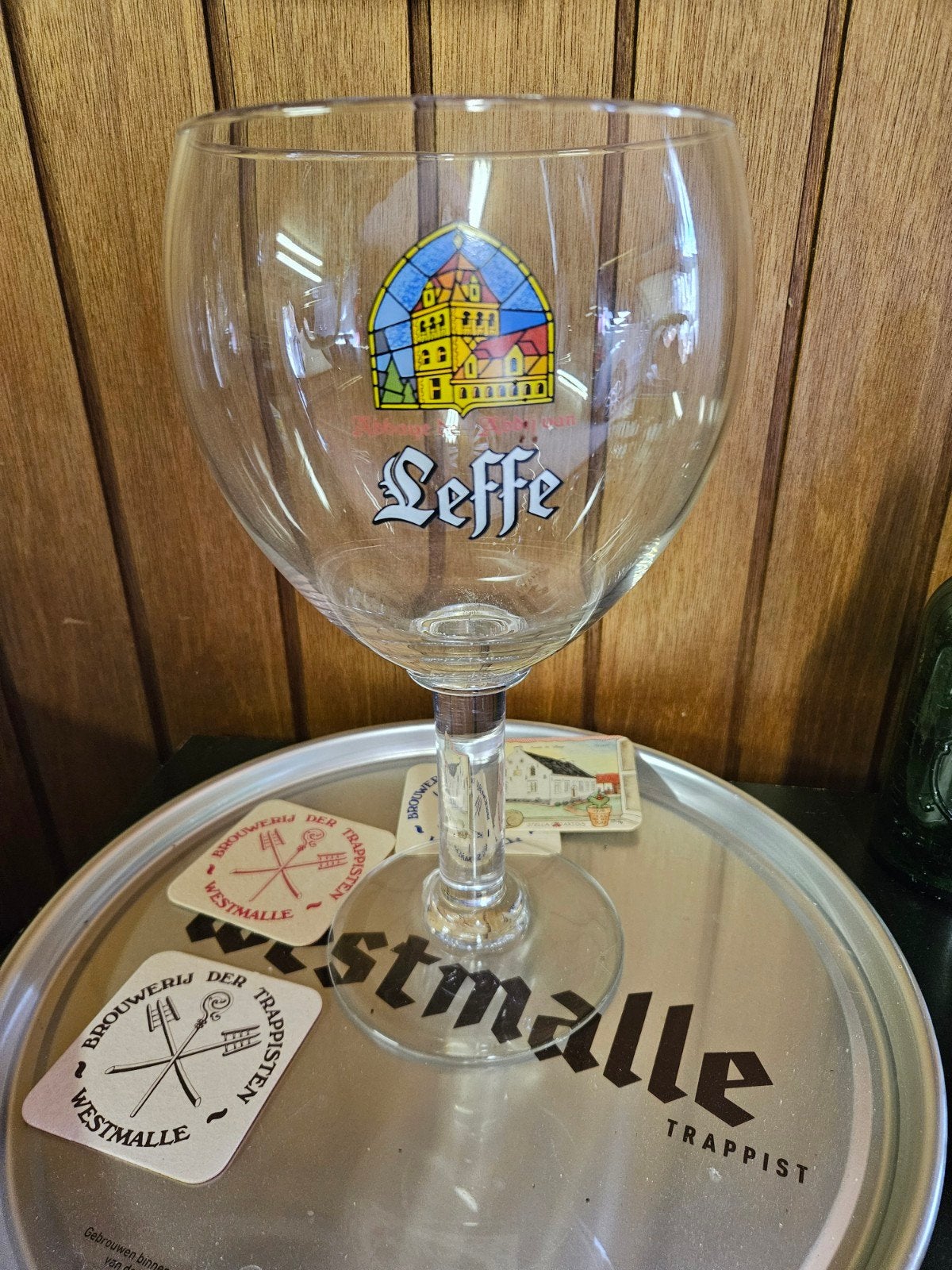 Leffe 3 liter glas, Verzamelen, Biermerken, Ophalen, Leffe