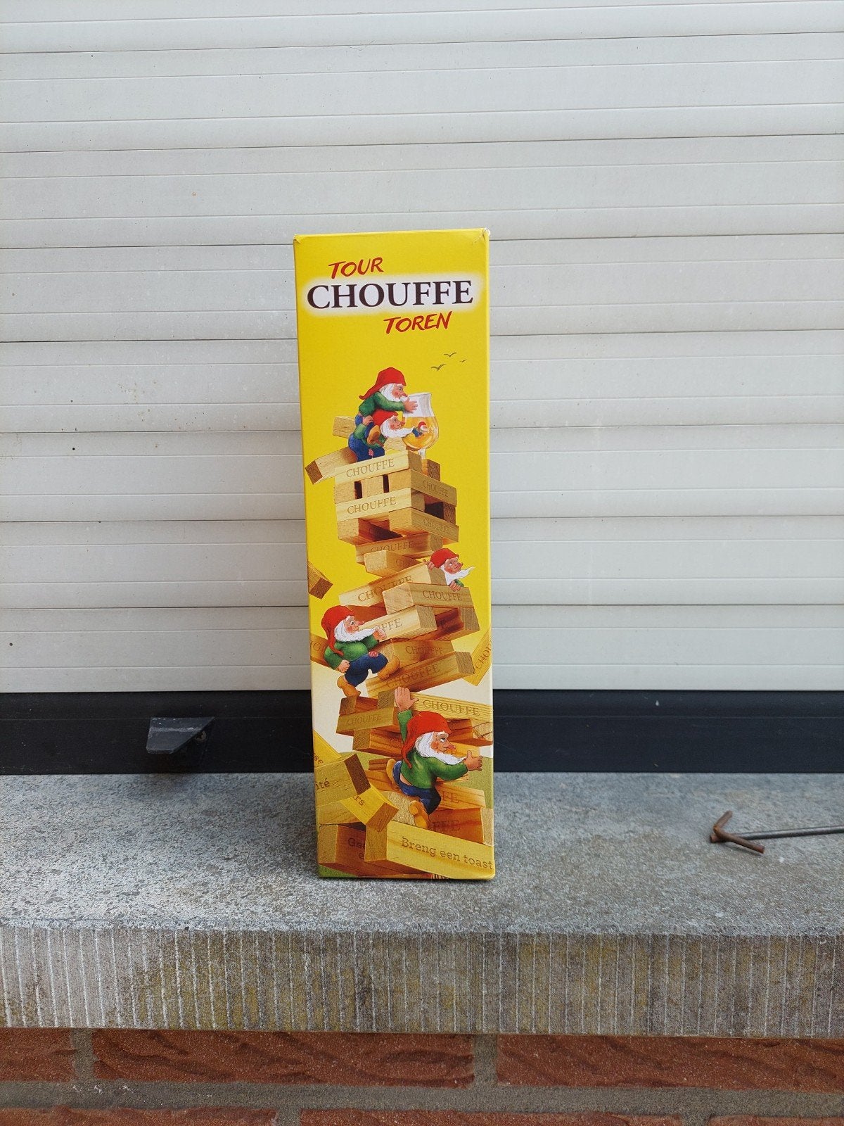 Jenga - de Chouffe-variant, Hobby en Vrije tijd, Gezelschapsspellen | Overige, Ophalen of Verzenden