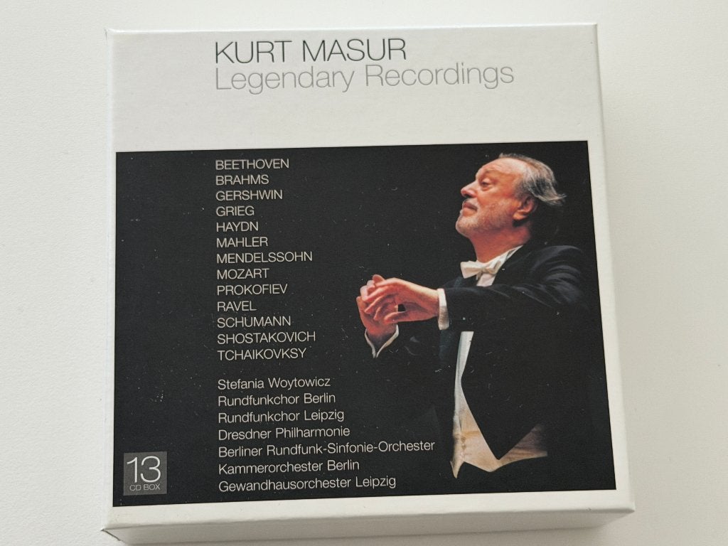 Kurt Masur – Legendary Recordings (13-CD), Ophalen of Verzenden, Gebruikt