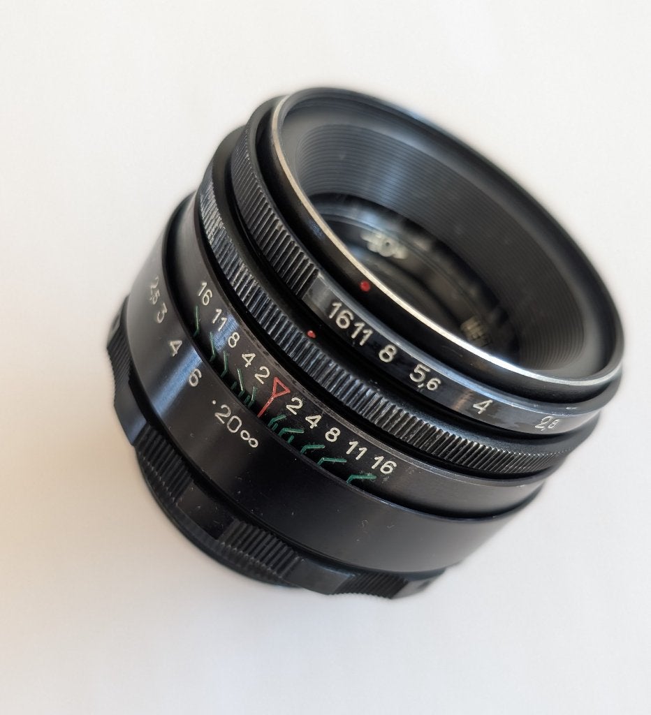 Helios 44-2 58mm f/2 M42 (Valdai, 1976) - Goede staat, Audio, Tv en Foto, Ophalen of Verzenden, Gebruikt, Overige Merken