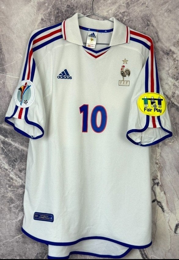 Frankrijk Zidane Voetbalshirt Origineel EK Finale EURO 2000, Ophalen of Verzenden