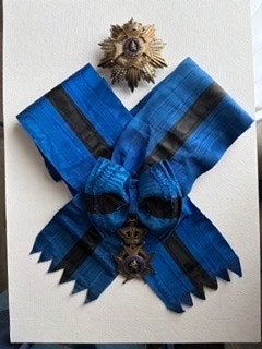 Groot Kruis Orde Leopold II, Ophalen of Verzenden, Landmacht, Lintje, Medaille of Wings