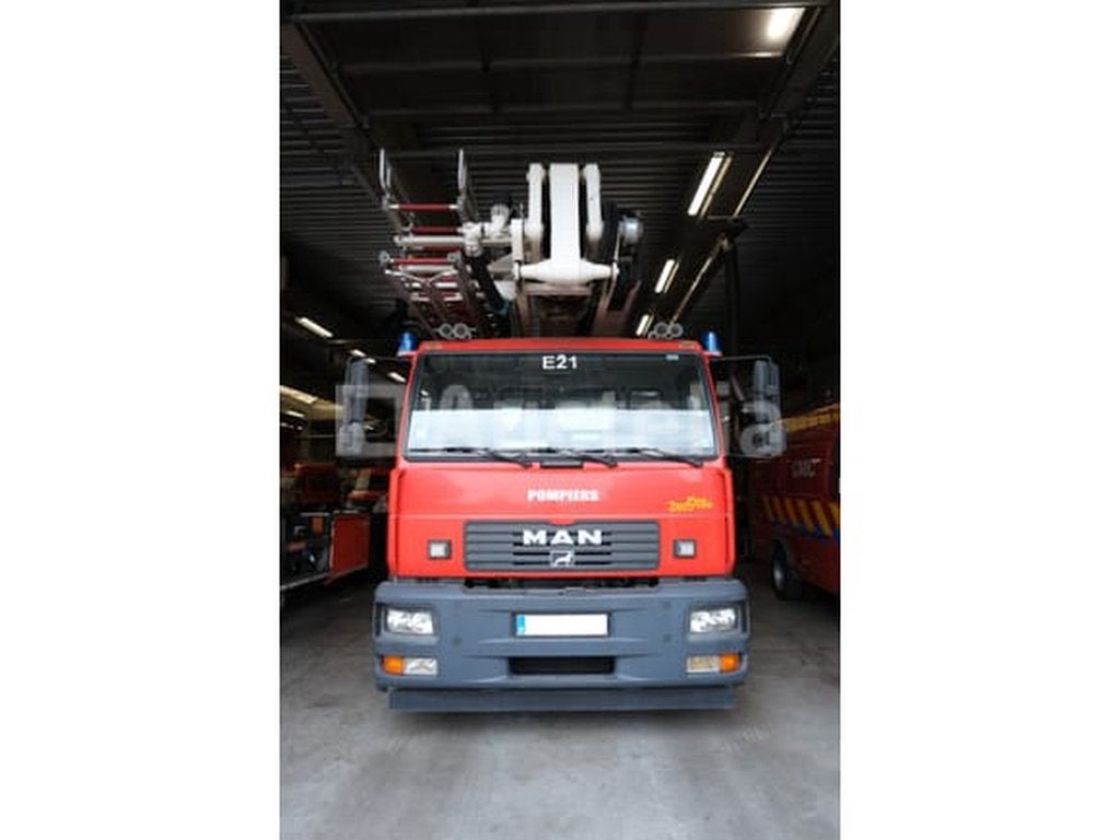 REF:E21 - Camion échelle élévatrice (2007-27333km)(VIN: W, Autos, Achat, Entreprise, Autres carburants, MAN