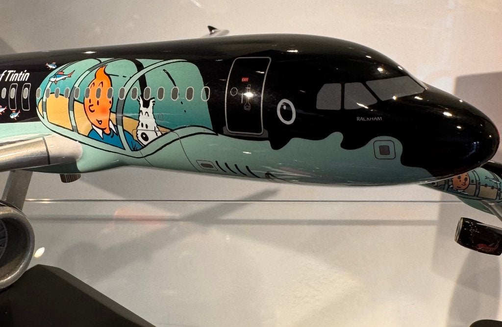 Avion Tintin Brussels Airlines, Enlèvement ou Envoi, Neuf, Modèle réduit