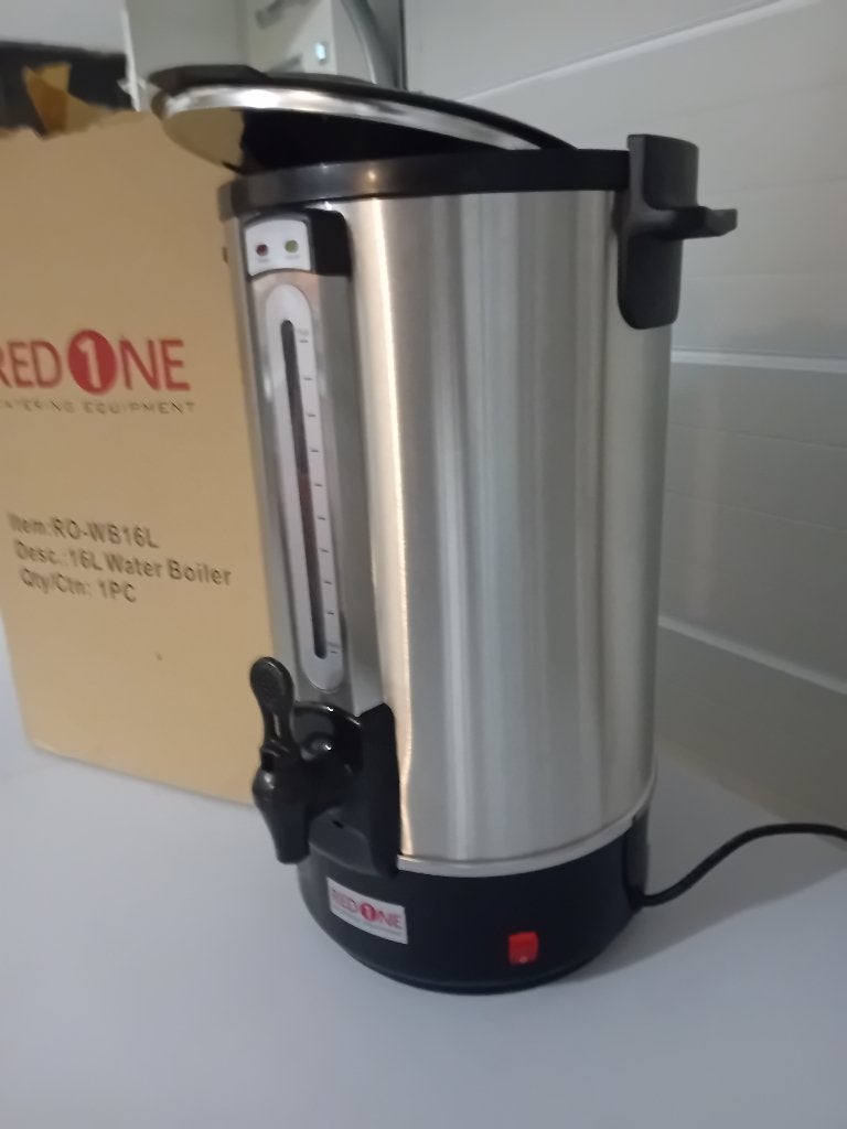 Bouilleur RED ONE 16 L inox – neuf emballé, Electroménager, 2 litres ou plus, Enlèvement ou Envoi, Neuf, Inox