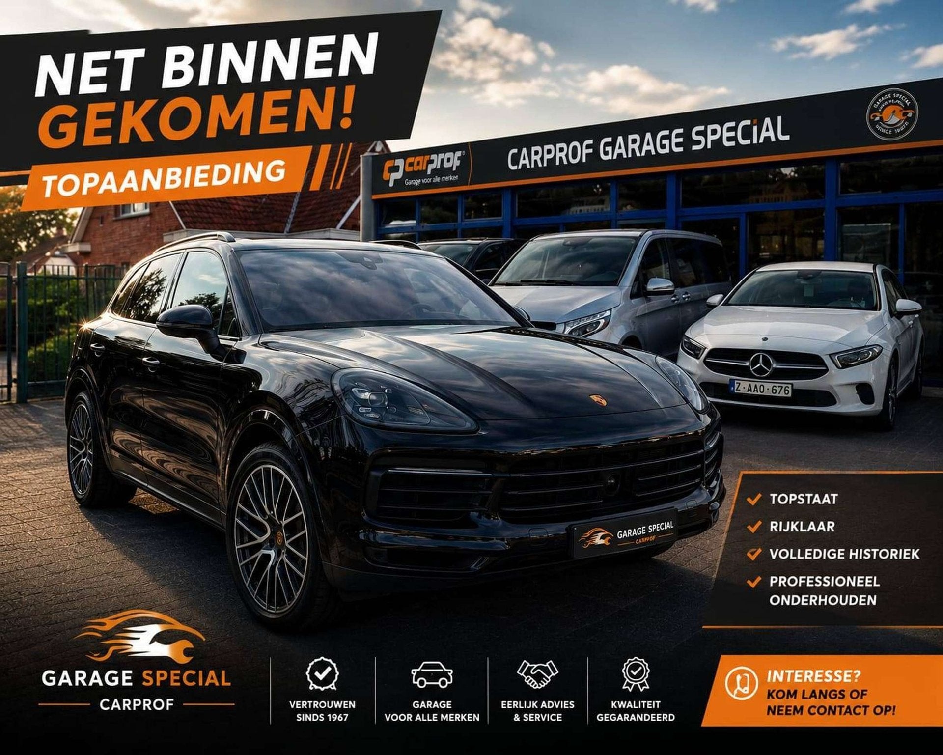 Porsche Cayenne Cayenne 3.0i V6 PHEV Tiptronic S, Automaat, Gebruikt, Blauw, Plug-in hybride