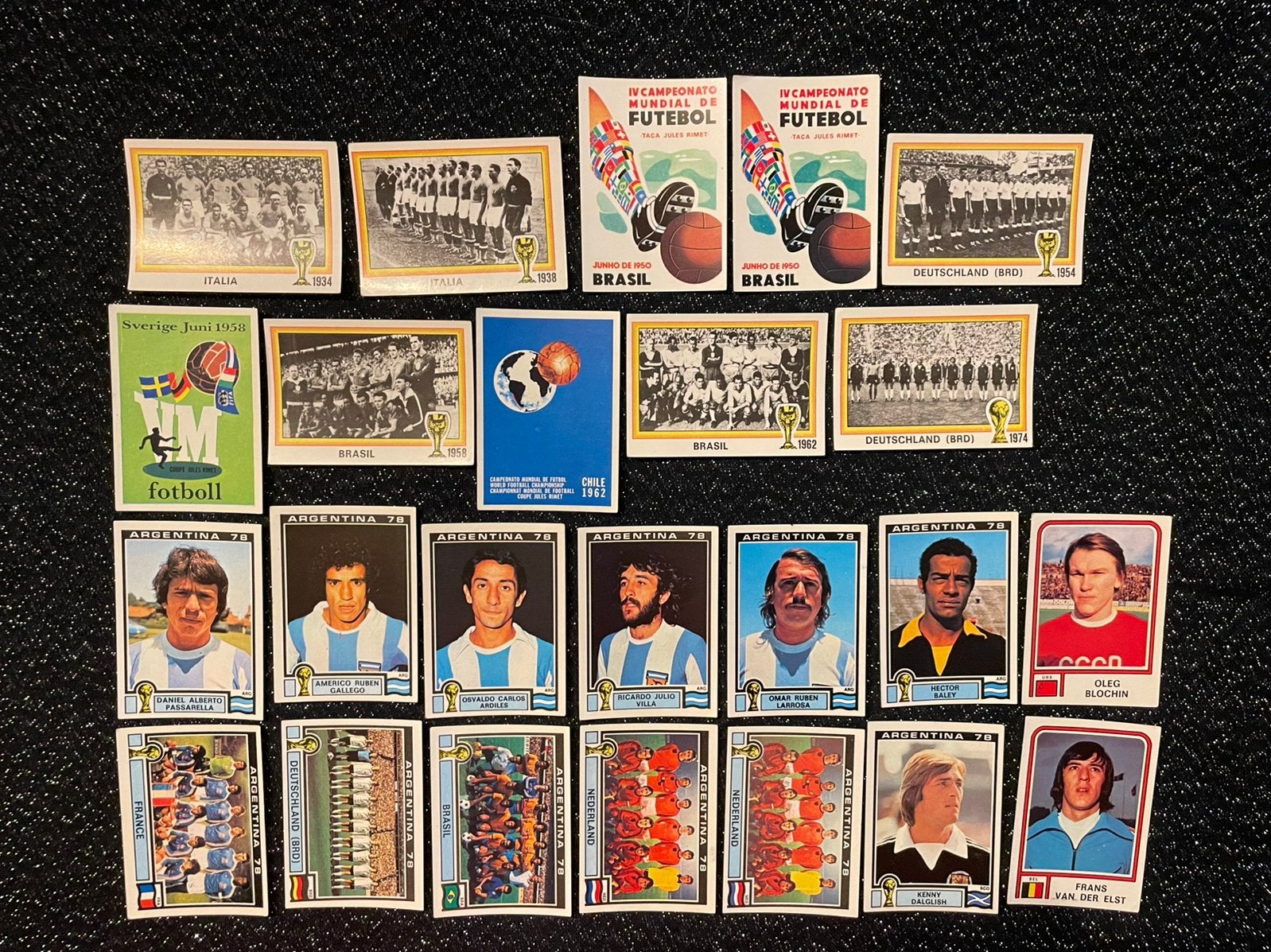 Vintage lot panini football argentina 78 stickers, Ophalen of Verzenden