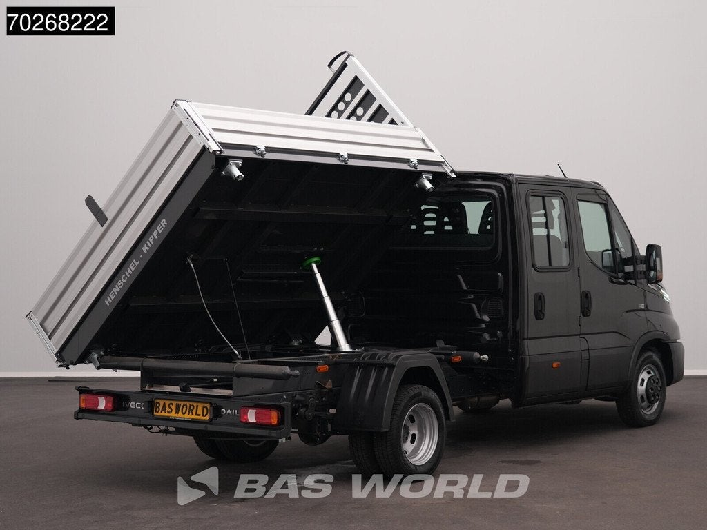 Iveco Daily 35C21 3 zijdige Kipper Dubbel Cabine 210PK 3.0L, Auto's, Stof, Euro 6, 4 cilinders, Iveco