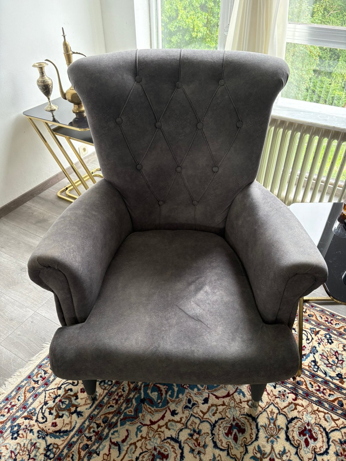 Salon, Huis en Inrichting, Zetels | Complete zithoeken, Ophalen, Zo goed als nieuw, Stof