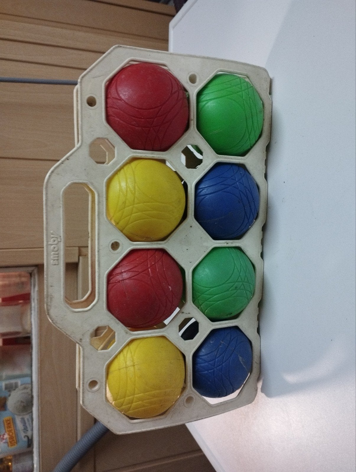 8 petanque ballen kleur verschillende kleuren, Ophalen