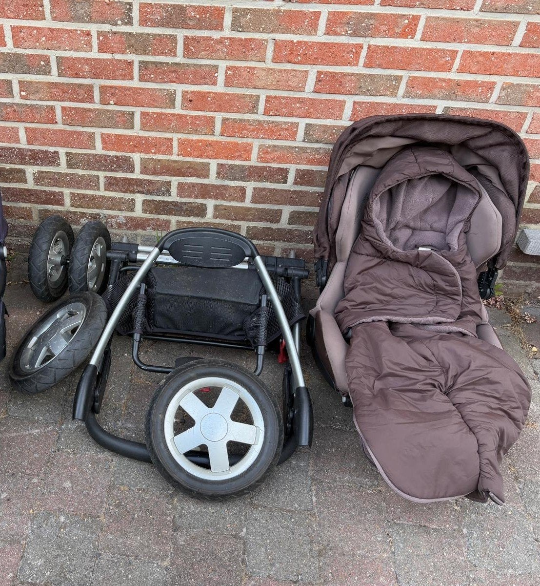 Kinderwagen Maxi Cosi met zonnekap en voetenzak, Ophalen, Gebruikt, Maxi-Cosi, Voetenzak
