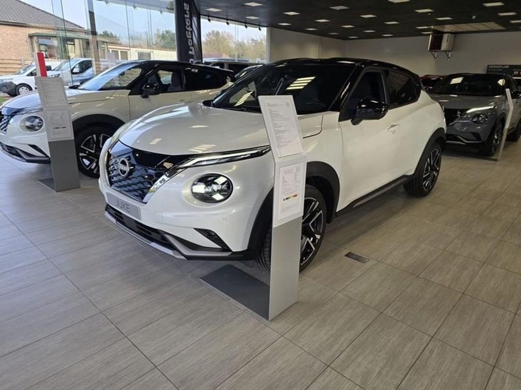 Nissan Juke HYBRIDE N-Design 143pk// Cold Pack///-24% KORTI, Automaat, Parkeersensor, Wit, 105 kW