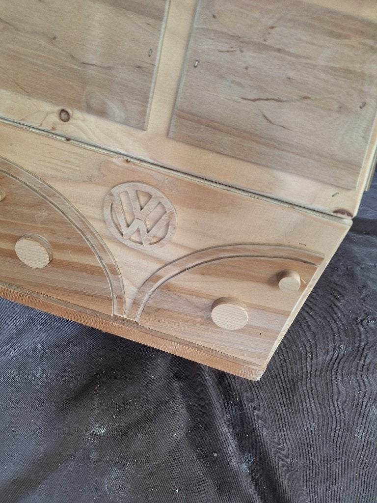 Valise de rangement pour bus Volkswagen en bois, Enlèvement, Neuf