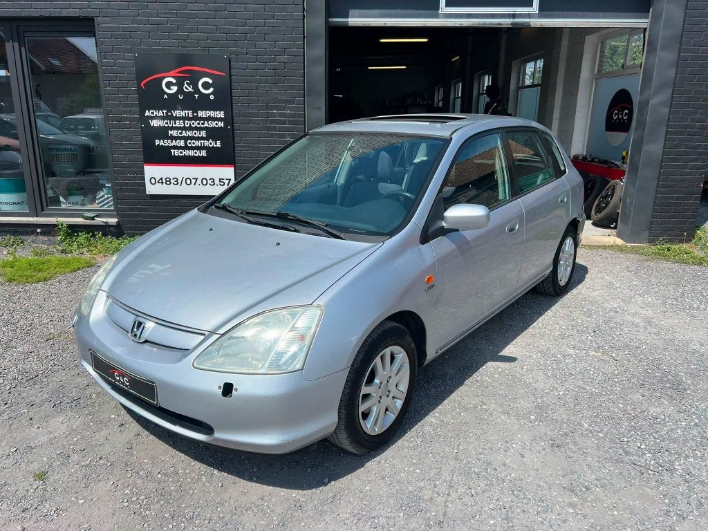 honda civic 16i vtec, Autos, Honda, Argent ou Gris, Achat, Entreprise, Boîte manuelle