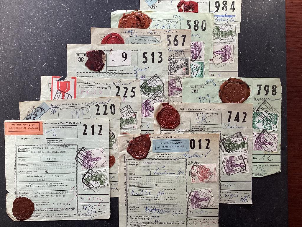 Goederentransport Spoorwegzegels, Envoi, Affranchi