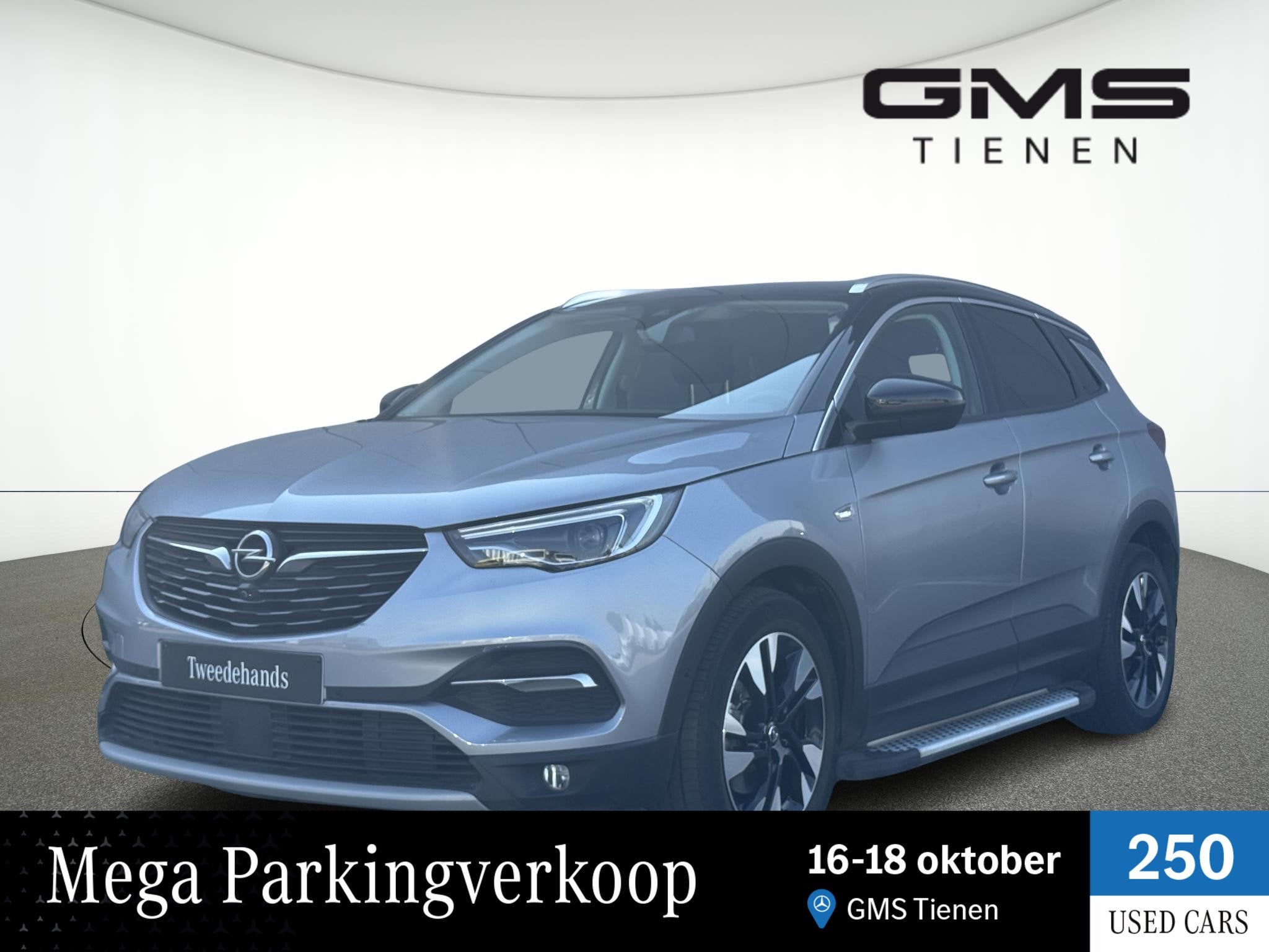 Opel Grandland X 1.2 Turbo ECOTEC S/S MT6 Ultimate, Auto's, Voorwielaandrijving, 1350 kg, Stof, Gebruikt