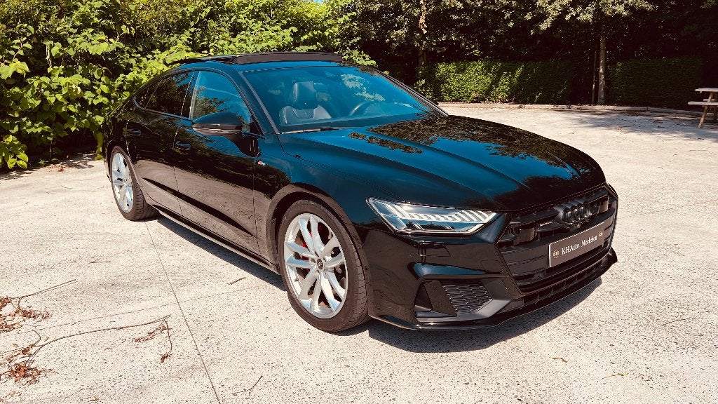 Audi A7 Sportback 55 TFSIe 367pk Quattro S-Line Hybride, Autos, Phares entièrement LED, Achat, Euro 6, Entreprise