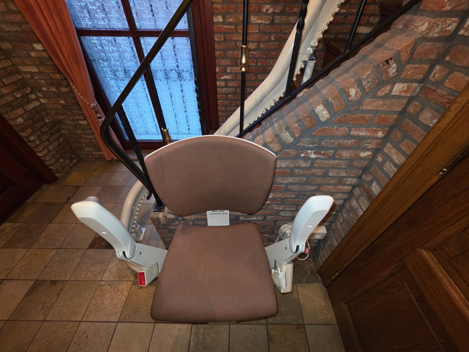 Perfect werkende traplift te koop., Diversen, Trapliften, Ophalen, Zo goed als nieuw, Met bocht