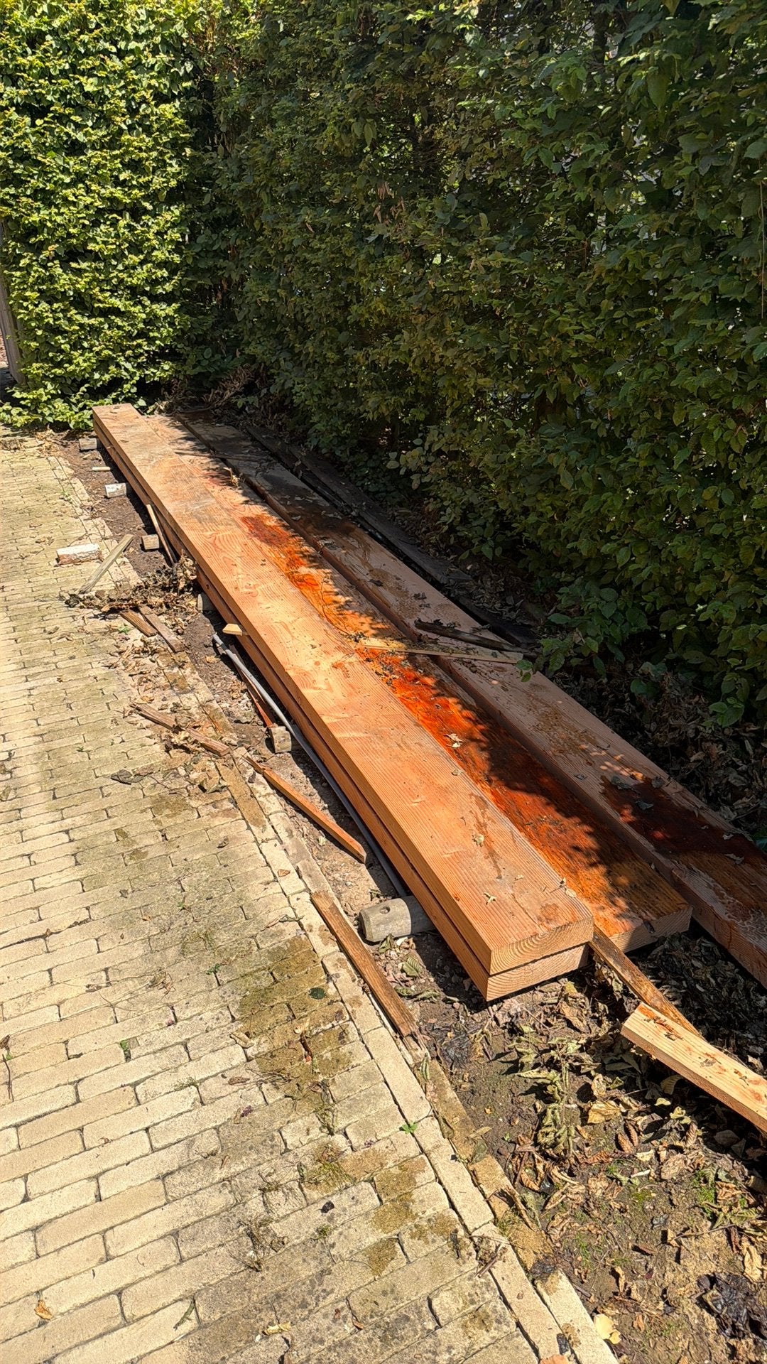 Overschot Douglas balken. Perfecte staat., Ophalen, Zo goed als nieuw