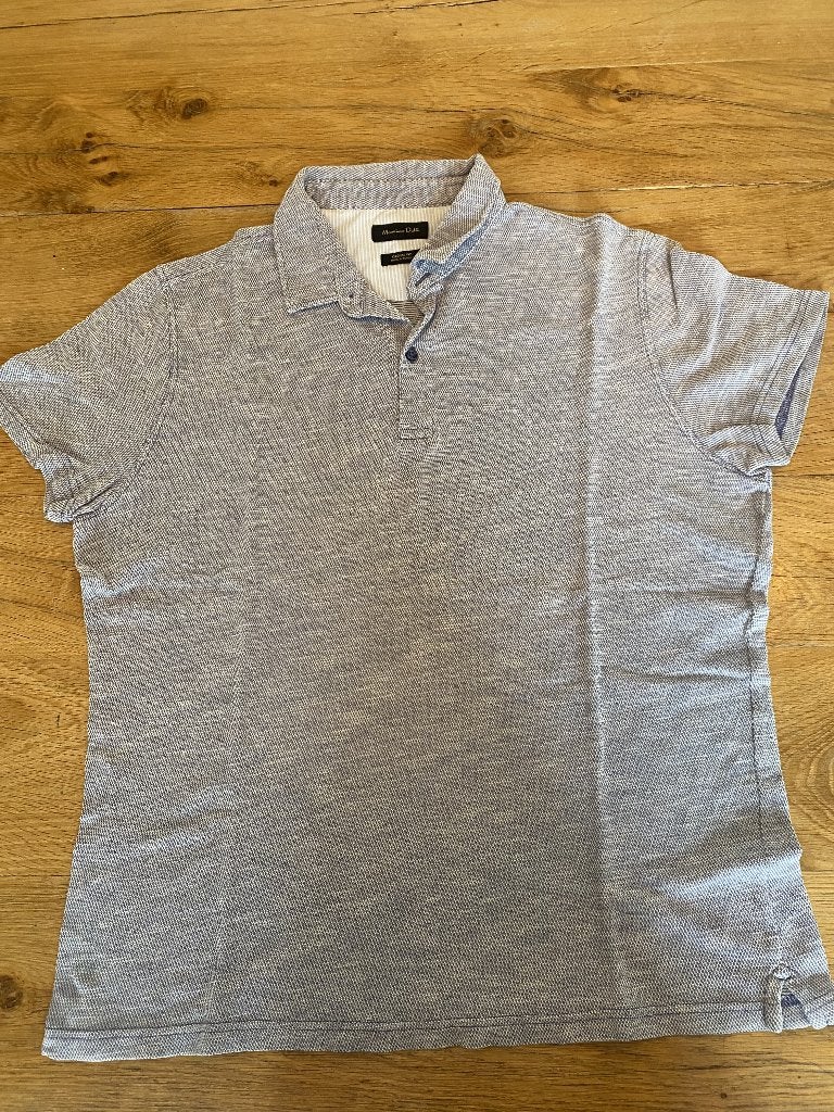 Blauwe polo Massimo Dutti, Maat 52/54 (L), Blauw, Ophalen of Verzenden, Massimo Dutti