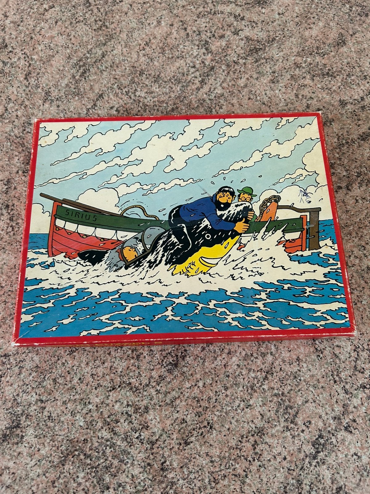Puzzle Tintin (1977) complet, Enlèvement, Utilisé