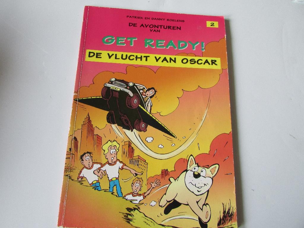 GET READY , De Vlucht van Oscar, Boeken, Stripverhalen, Gelezen, Eén stripboek, Patrick en Danny Roelens, Ophalen of Verzenden