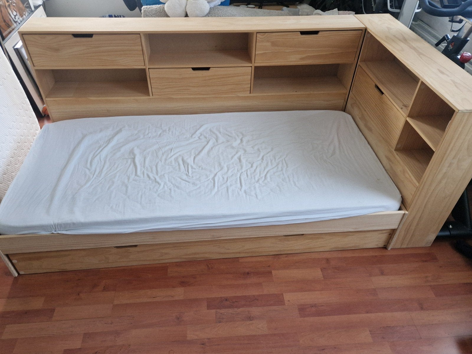kinderbed met lade voor extra slaper, Ophalen