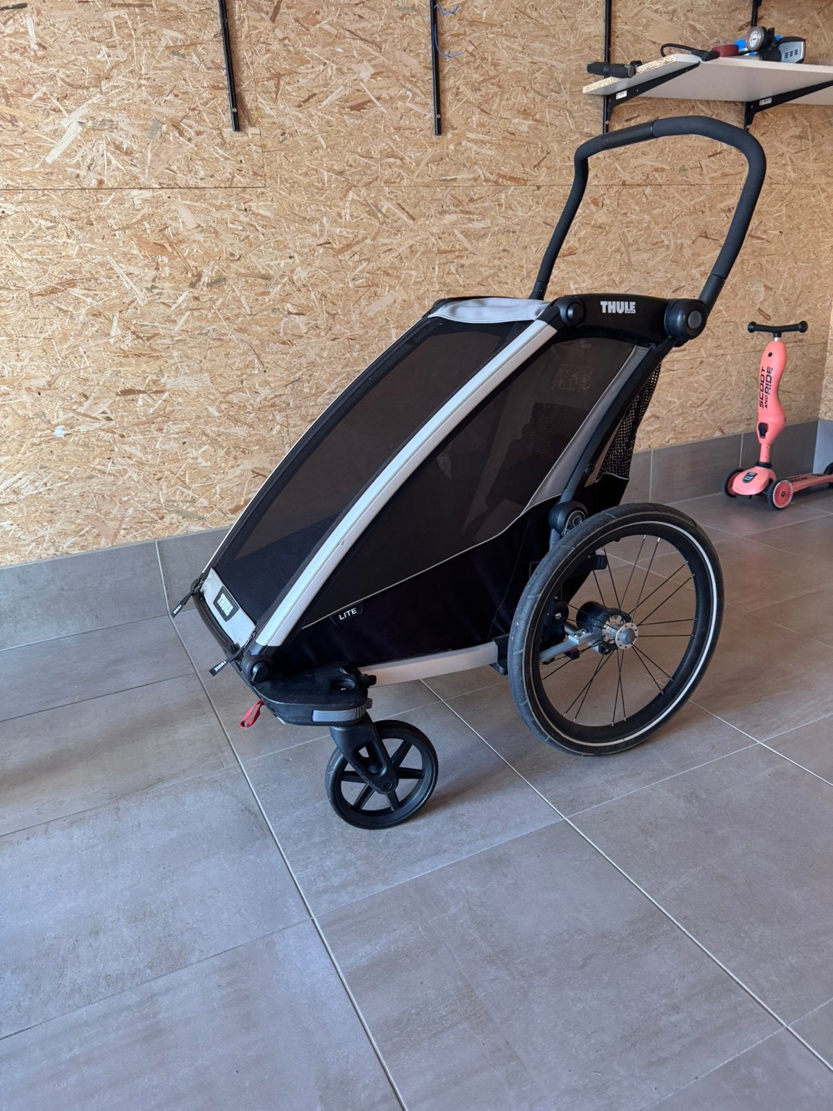 Thule Chariot Lite 1 fietskar, Ophalen, Vering, 20 tot 40 kg, Zo goed als nieuw