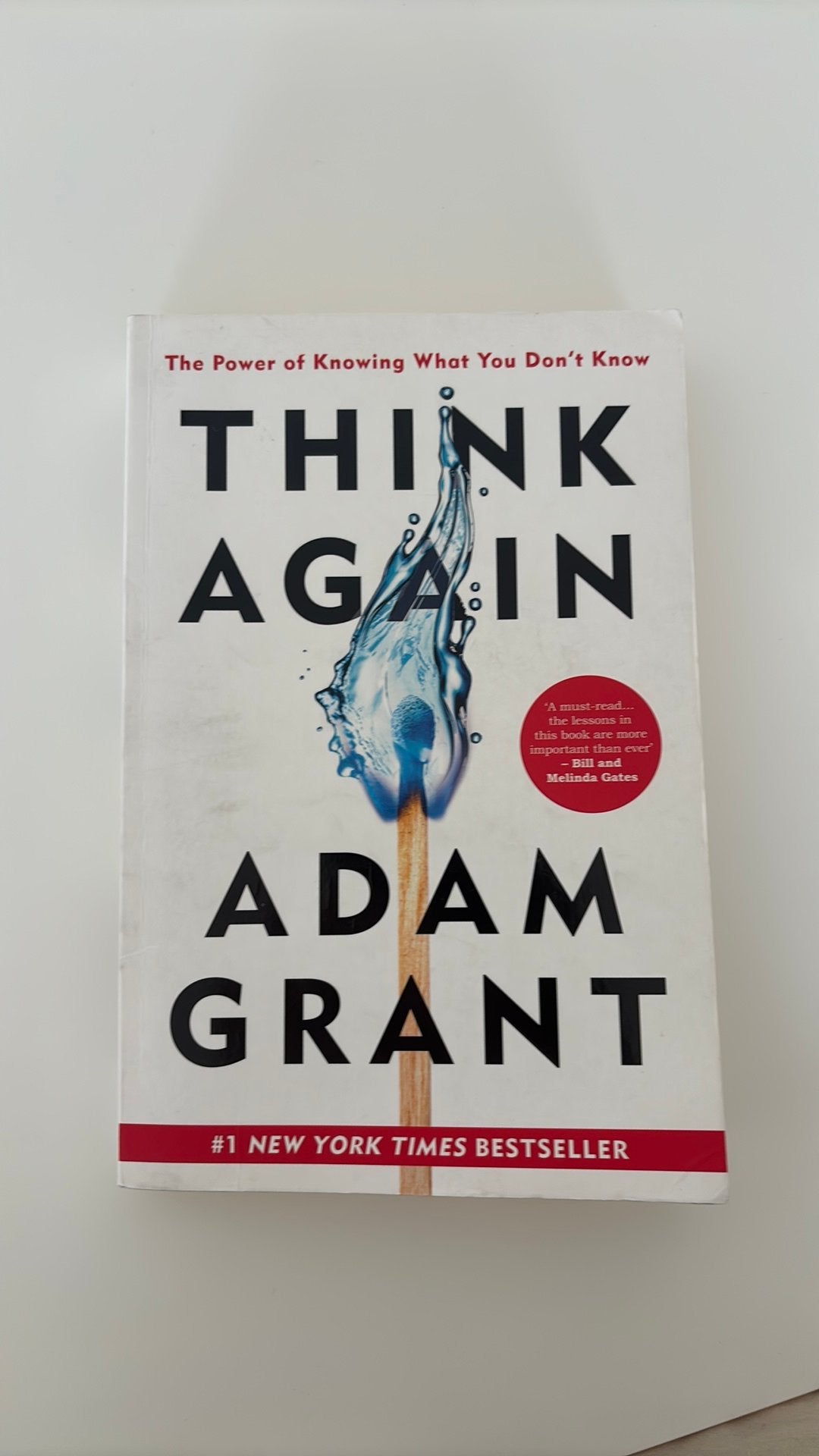 Think again - Adam Grant, Enlèvement ou Envoi, Utilisé, Non-fiction