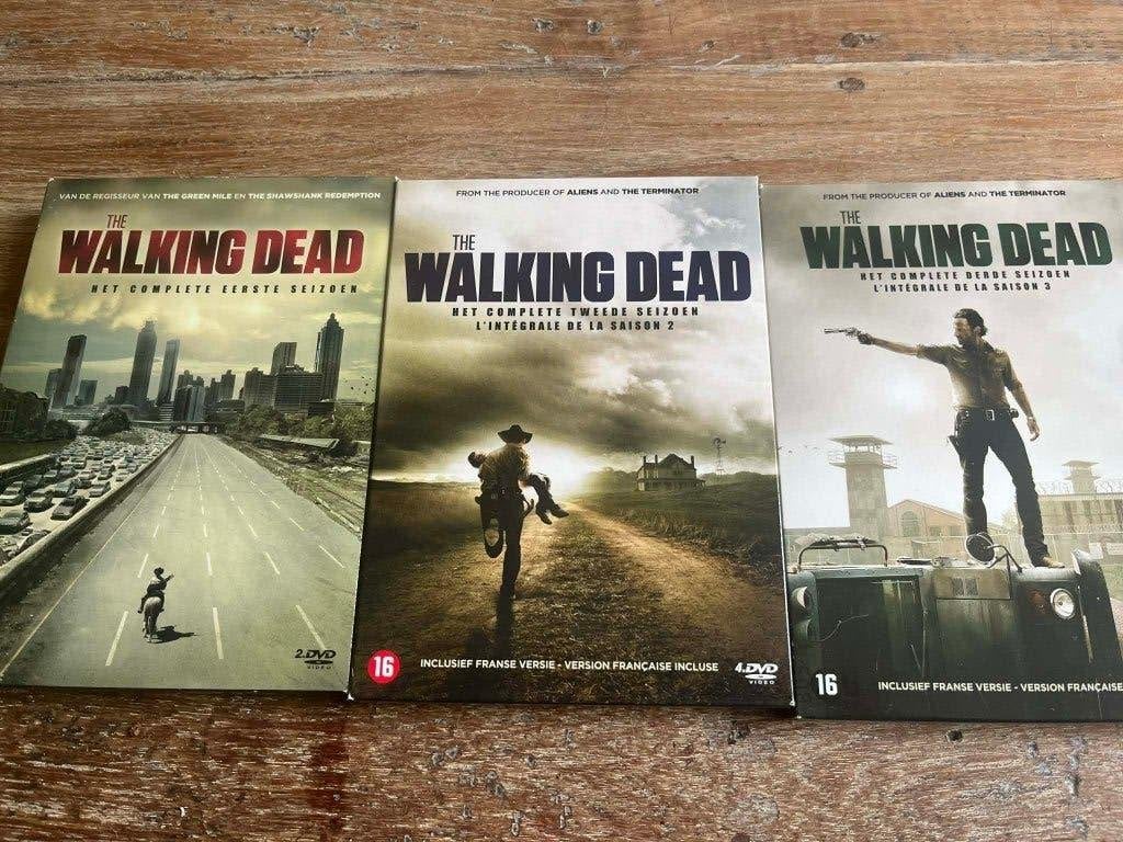 The Walking Dead DVD box season 1, 2 en 3, Ophalen of Verzenden, Gebruikt, Boxset