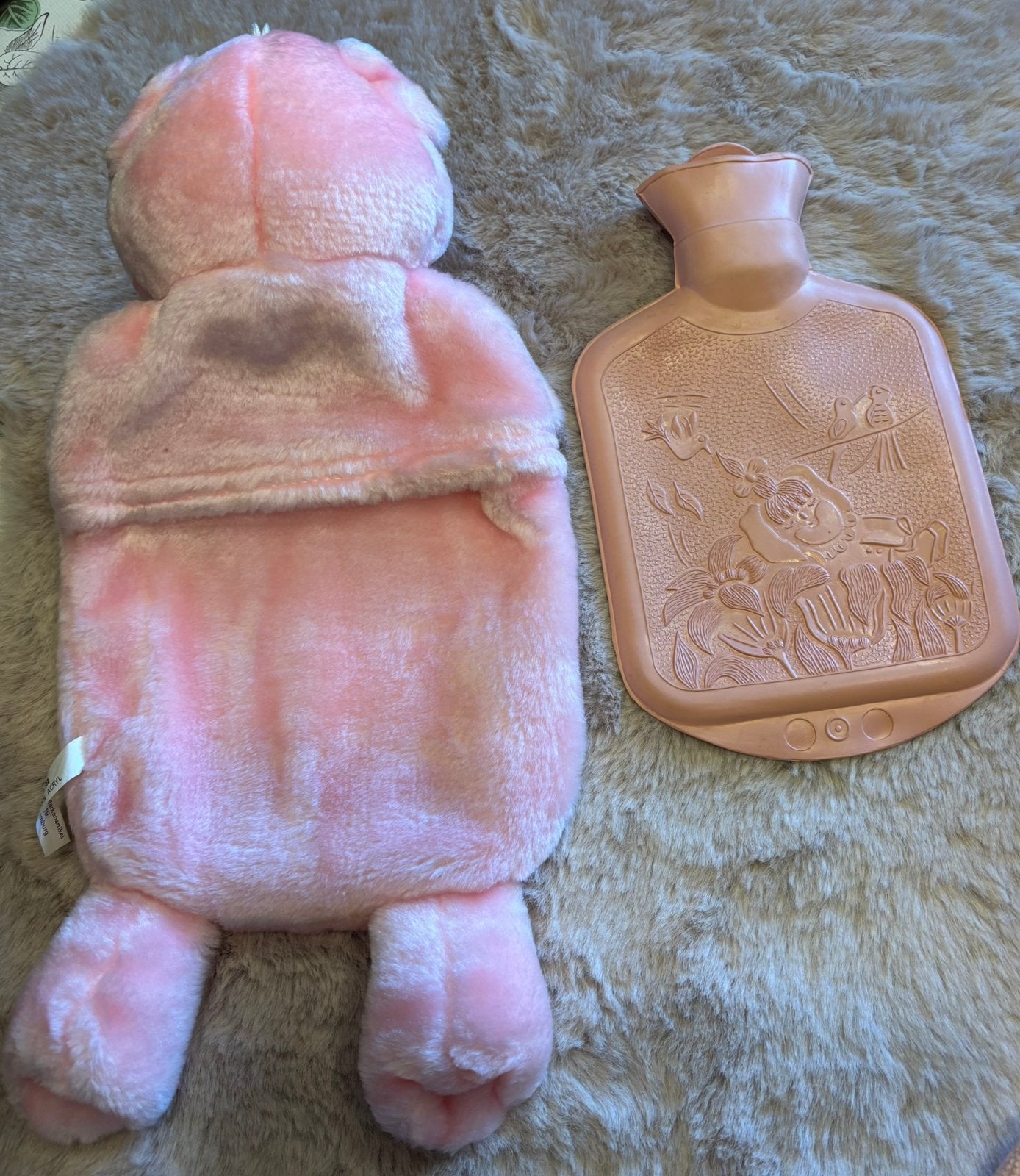 Knuffel/warmwaterkruik45 cm+2 dikke washandjes 25 cm’., Overige merken, Overige typen, Nieuw, Ophalen of Verzenden