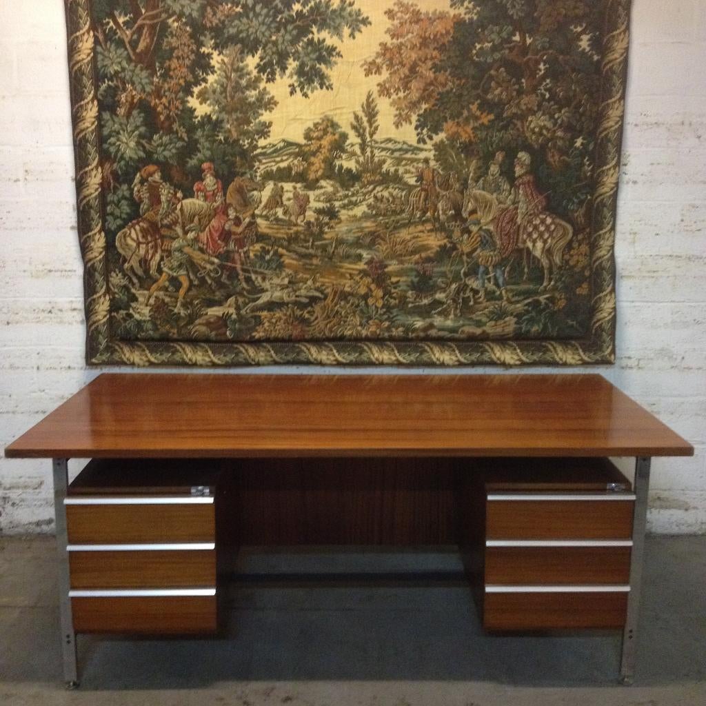 DIRECTIEBUREAU, Huis en Inrichting, Gebruikt, Hout, 100 cm, Bruin