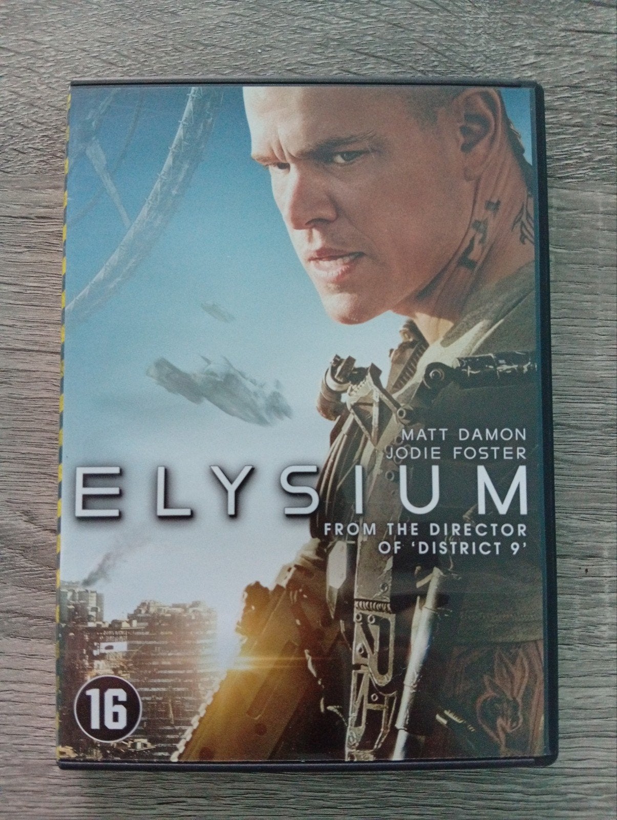 Elysium science fiction dvd Matt Damon, Bonusmateriaal, Vanaf 16 jaar, Engels, Nederlands