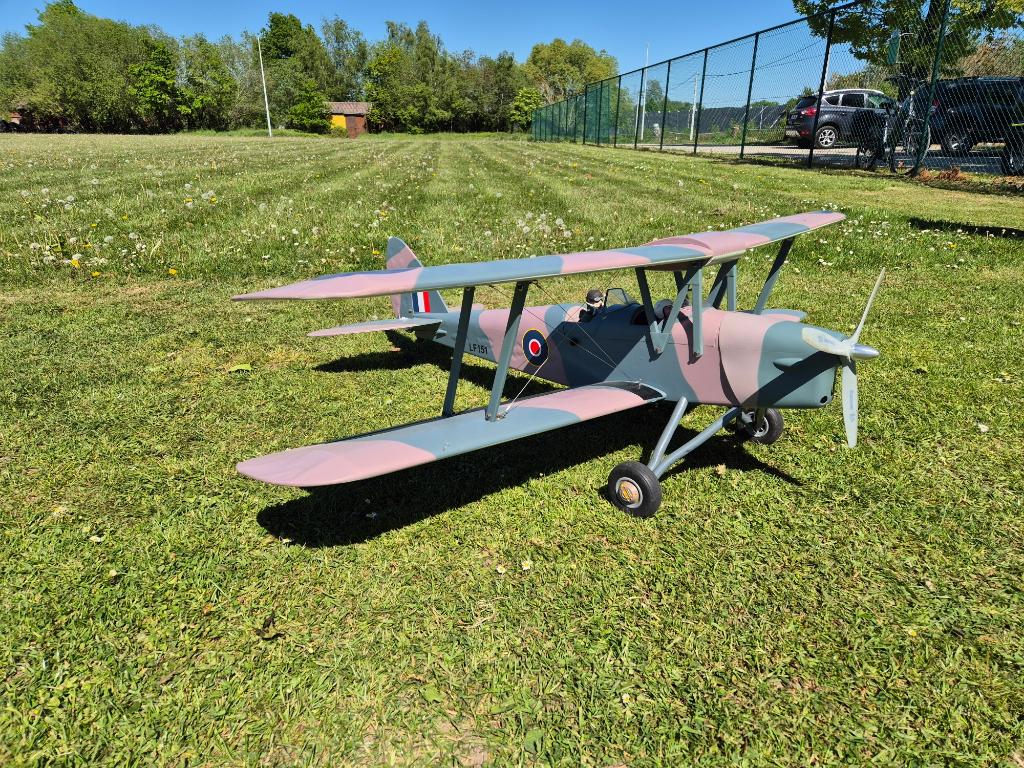 Tiger moth 1400mm, Hobby en Vrije tijd, Ophalen, Zo goed als nieuw, Vliegtuig