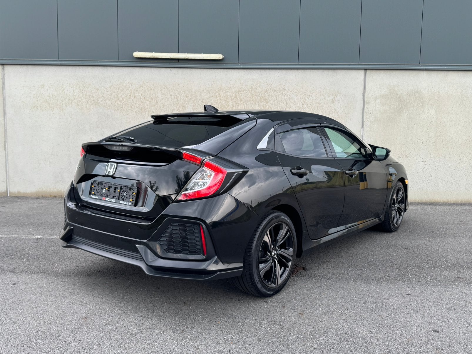 Honda civic 5DR - AUTOMAAT- 75.000 km - benzine - garantie, Auto's, Honda, Zwart, Bedrijf, 5 zetels, 1000 cc