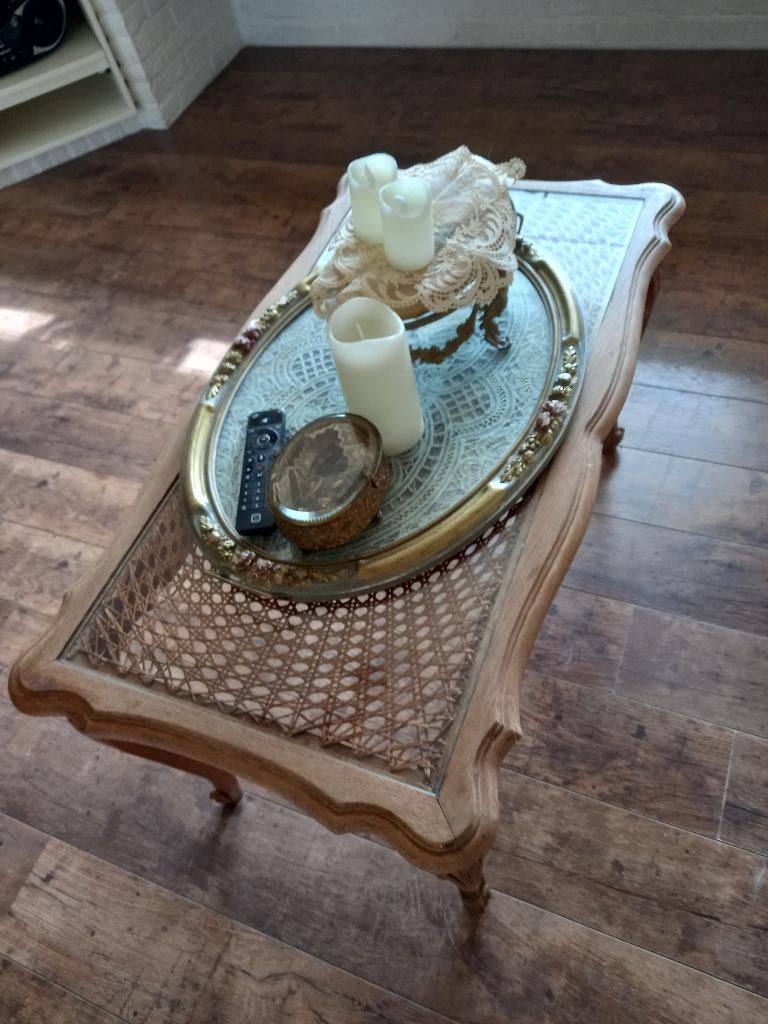 Antiek Louis XV Salon tafel en Bretoens Tafel, Antiek en Kunst, Ophalen