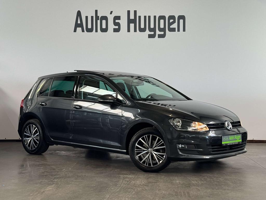 Volkswagen Golf 1.2 TSI Allstar met Open Dak! (bj 2016), Auto's, Volkswagen, Stof, Gebruikt, 4 cilinders, Bedrijf