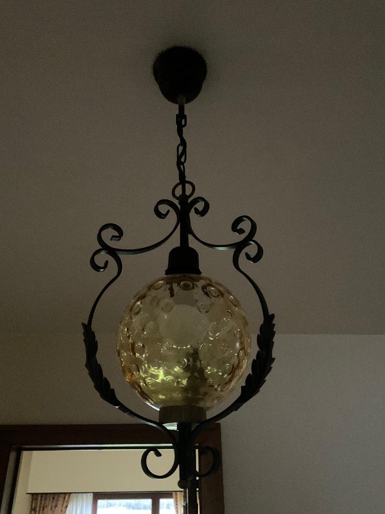 Hanglamp, Ophalen, Gebruikt, Glas