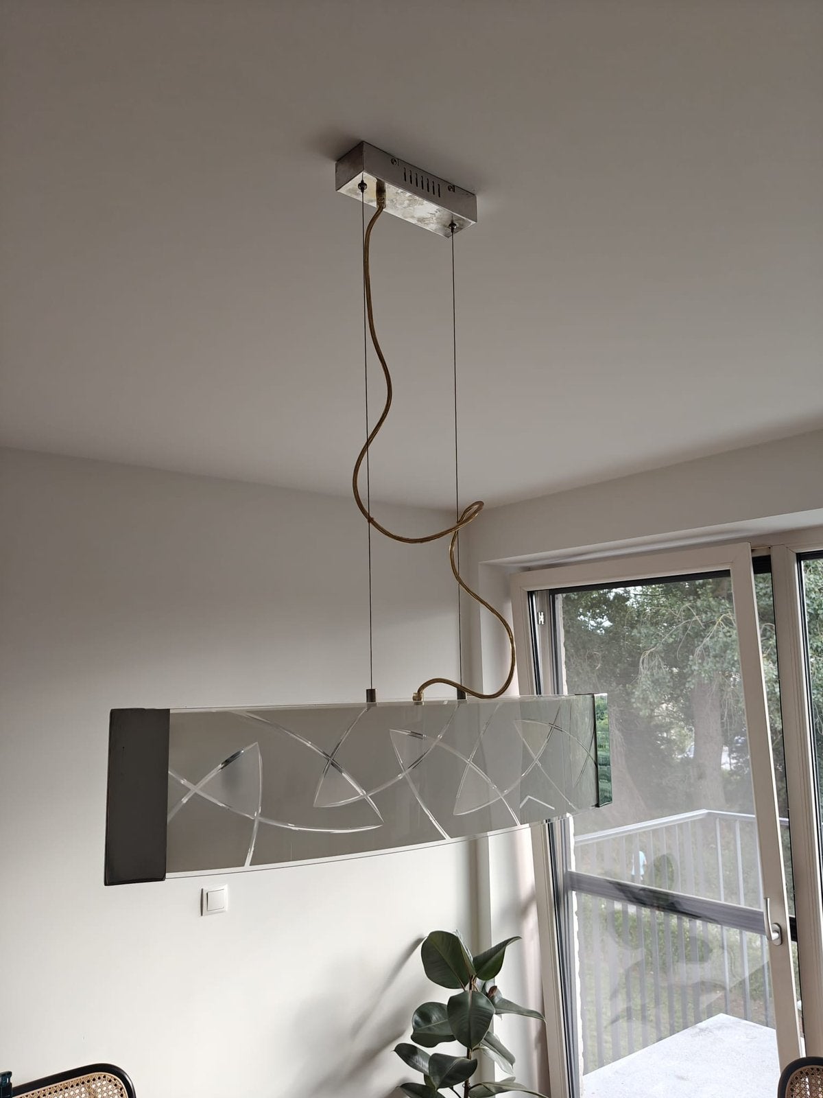 Hanglamp, Huis en Inrichting, Lampen | Hanglampen, Ophalen, Gebruikt, Kunststof