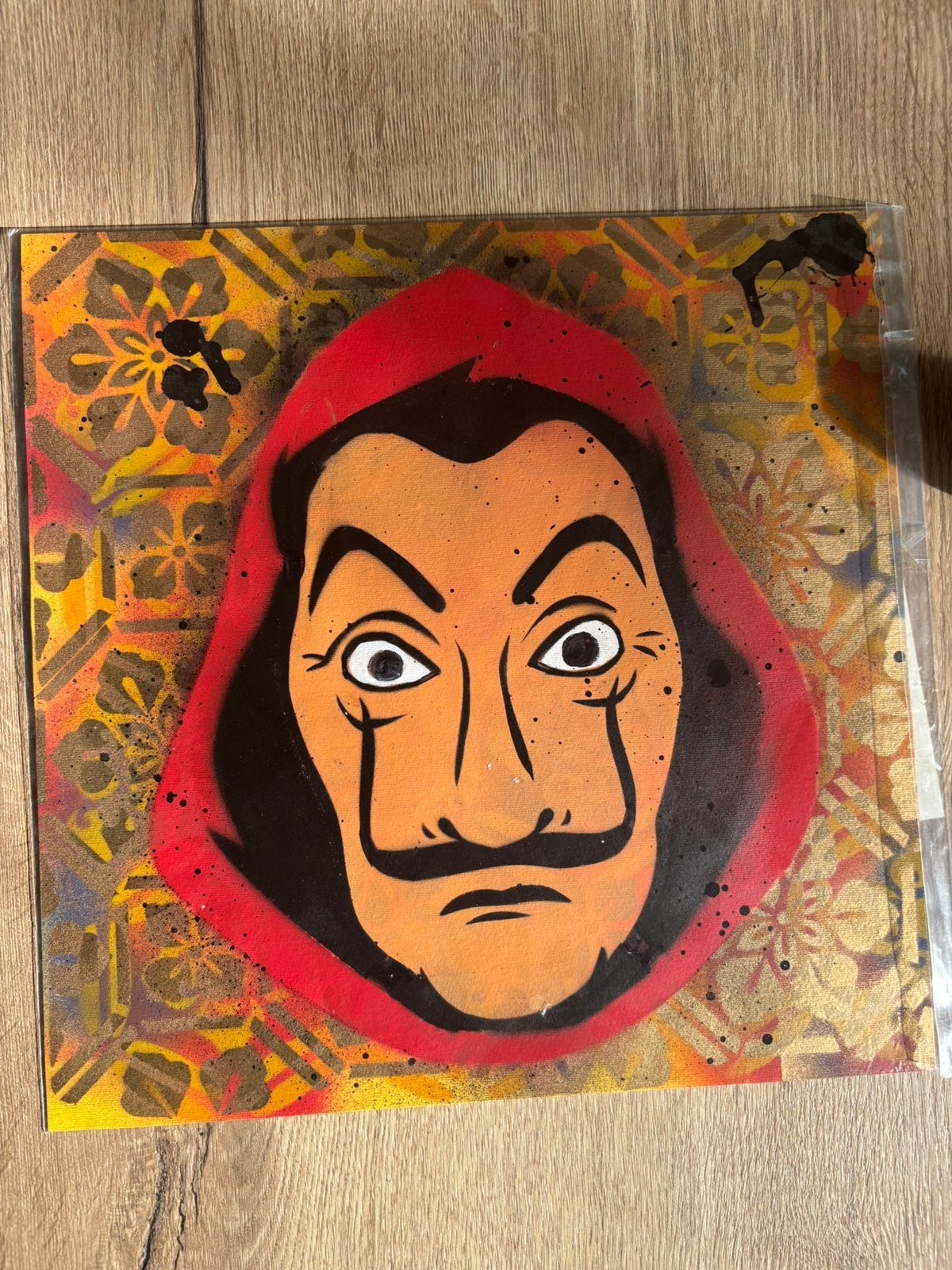 Œuvre d'art : Casa de Papel Yellow V3, Enlèvement