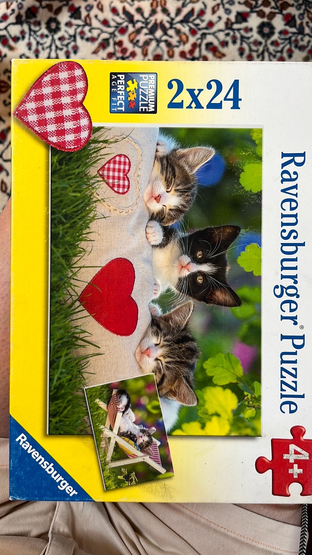 Puzzle chatons 24 pièces, Enlèvement, Comme neuf