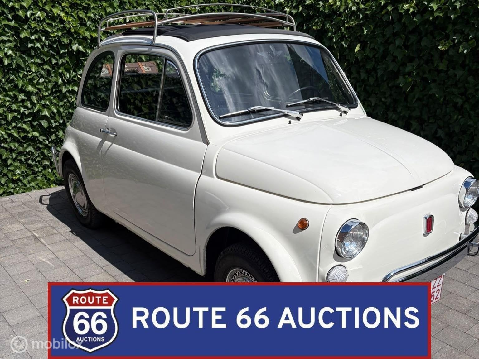 Fiat 500 | 1972 | Route 66 Auctions, Autos, Achat, Entreprise, Boîte manuelle, Autre carrosserie