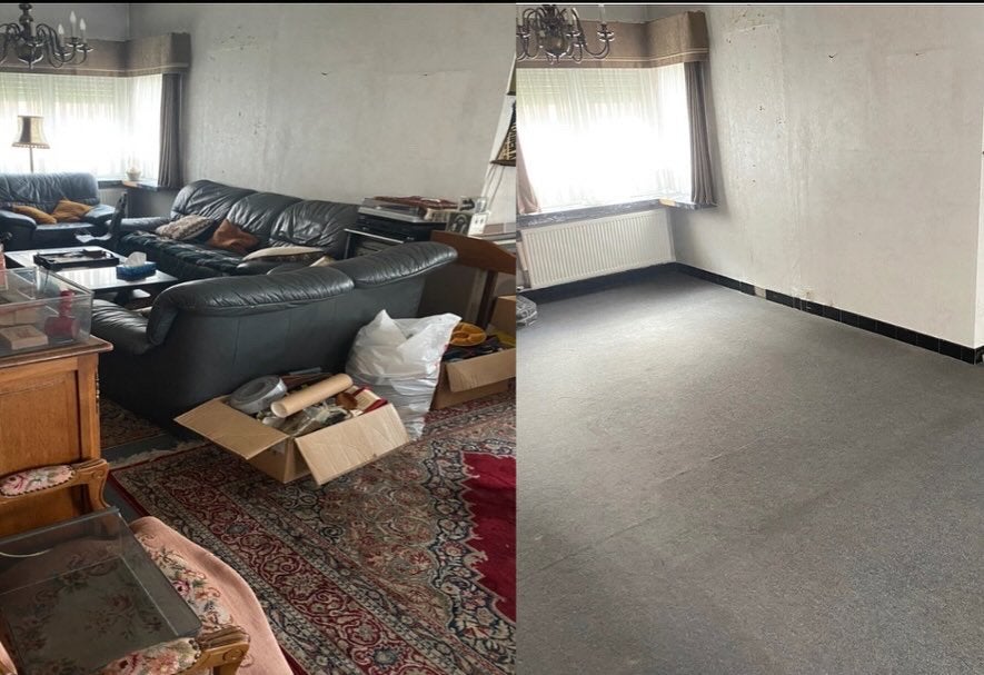 Leegmaken huis, woning, appartement, magazijn, schuur,..., Ophalen