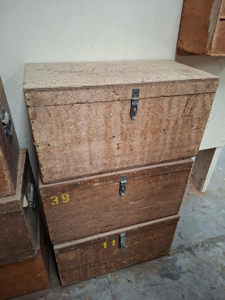 Houten gereedschaps koffers, Doe-het-zelf en Bouw, Ophalen, Gebruikt
