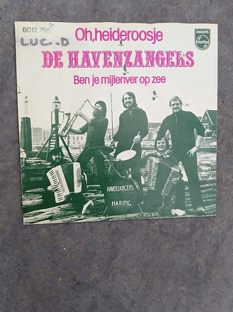De Havenzangers: "Oh, Heideroosje"/Havenzangers-SETJE!, Fotohoes, Ophalen of Verzenden