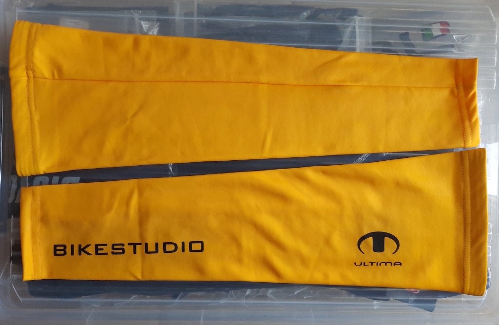 Manchettes cycliste Ultima jaunes (XL), Vélos & Vélomoteurs, Neuf, Vêtements d'extérieur, Enlèvement ou Envoi, XL
