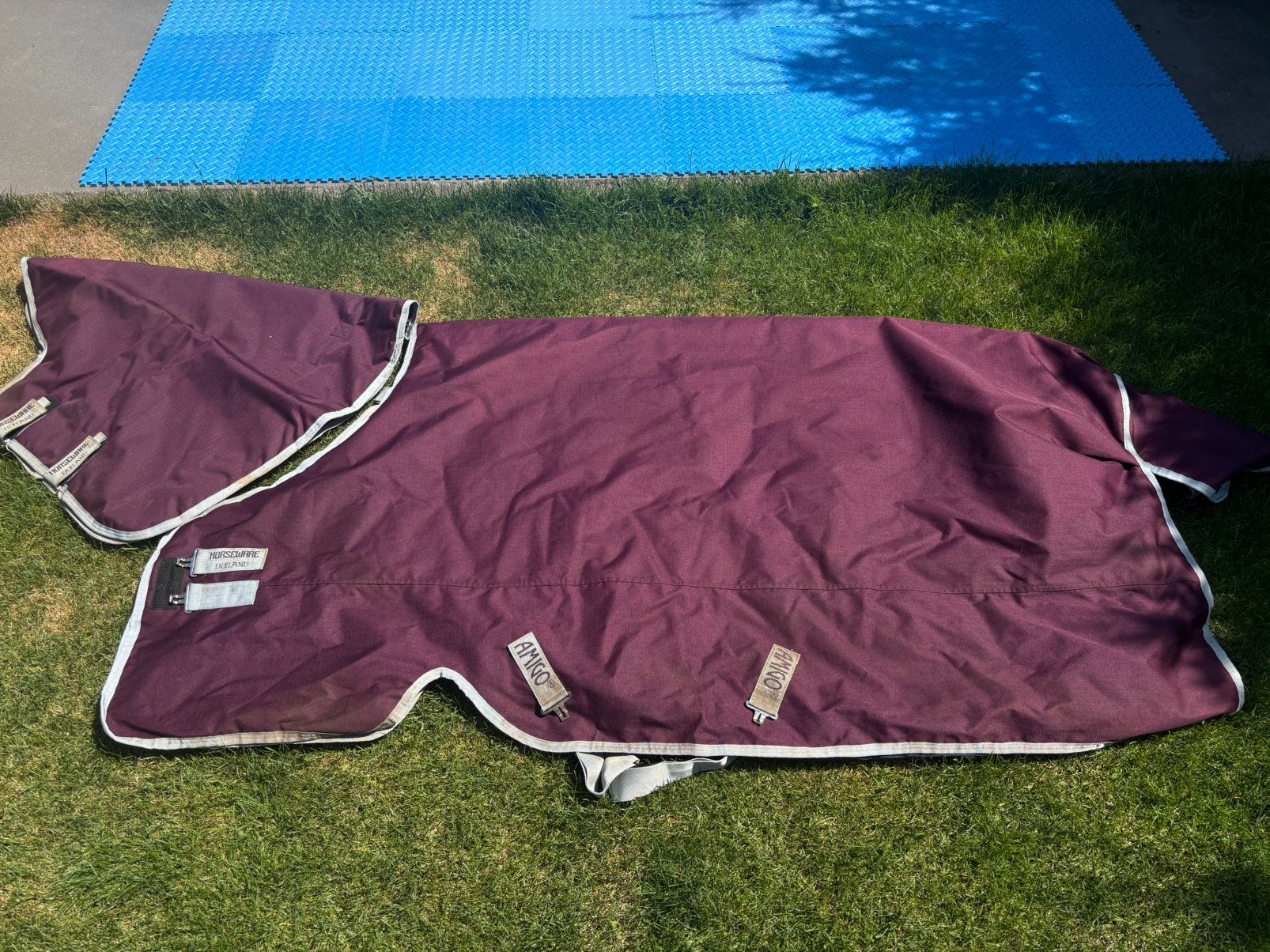 Horseware winter/regendeken, Dieren en Toebehoren, Paarden en Pony's | Dekens en Dekjes, Full (L), 200 g, Ophalen of Verzenden