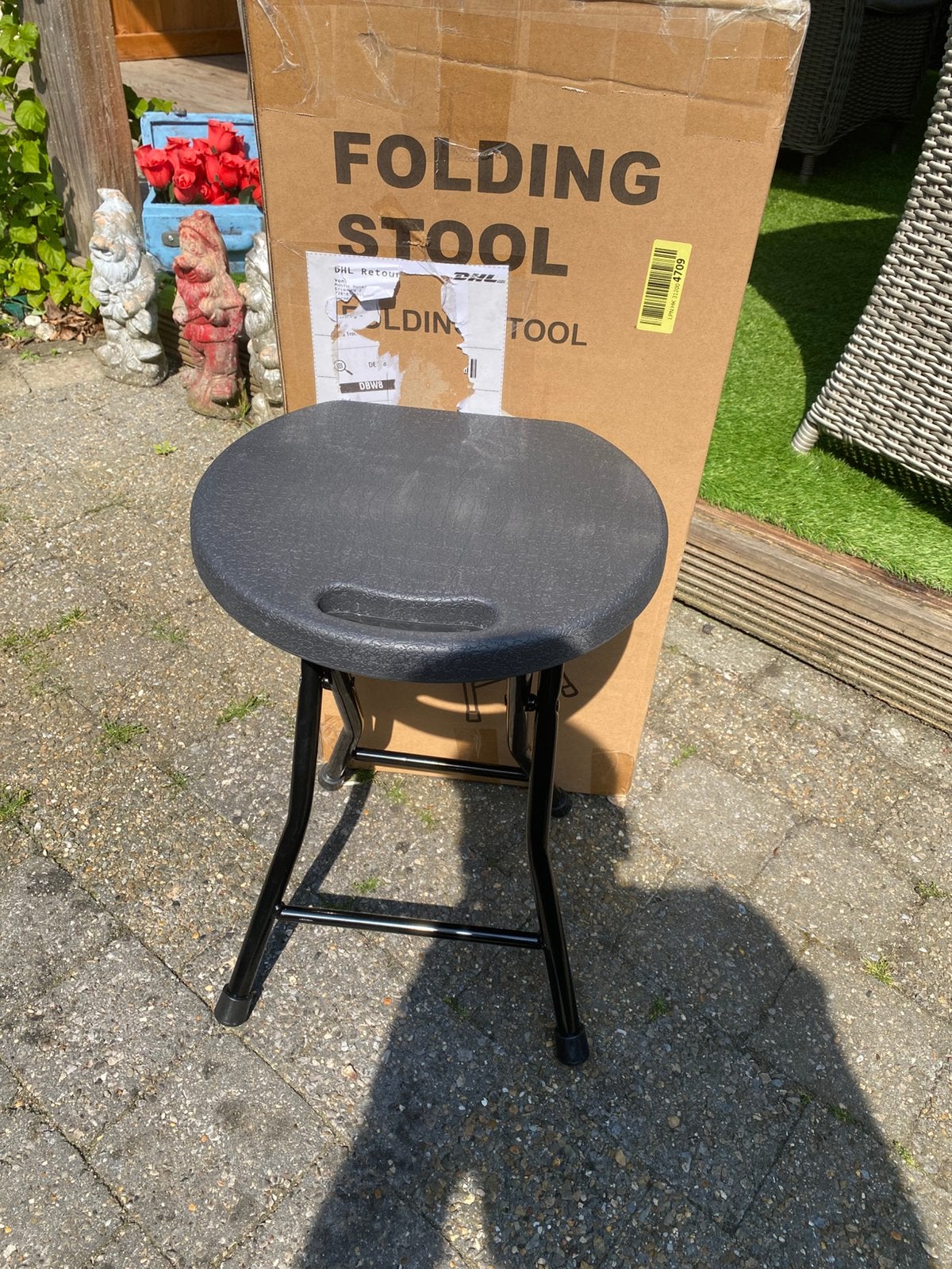 Opvouwbaar krukje- Handig en Compact, Blauw, Nieuw, Ophalen of Verzenden, Eén