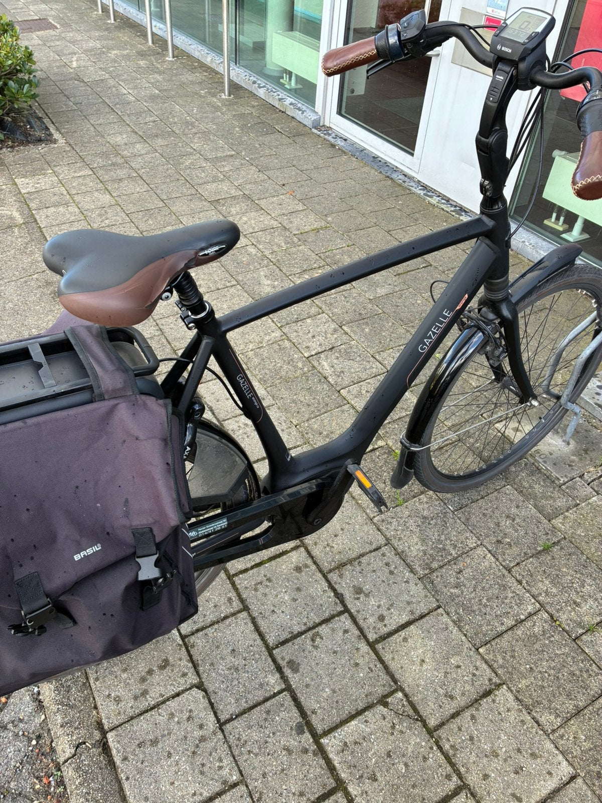 Gazelle orange elektrische fiets, Ophalen, Gebruikt, 50 km per accu of meer, 55 tot 59 cm